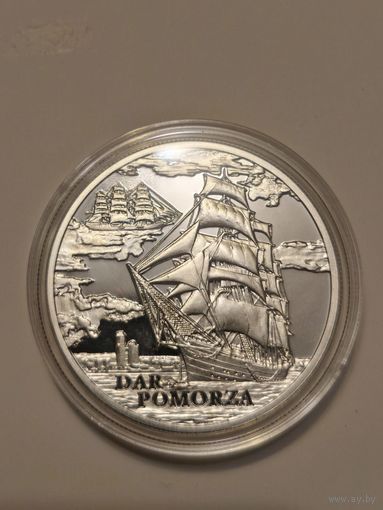 20 рублей Серебро 2009 г. Дар Поможа(DAR POMORZA) с 1 рубля Без мин.цены