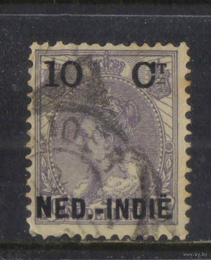 NL Колонии Нидерландская Индия 1899 Вильгельмина Надп Стандарт #31