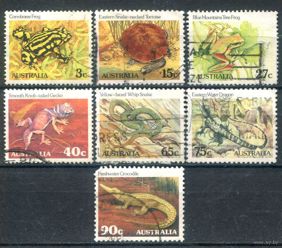 Австралия - 1982г. - животные - 7 марок - полная серия, гашёные [Mi 781-787]. #3-WB-85-KS-2