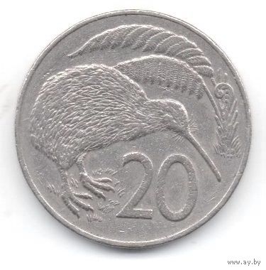 20 центов 1989 Новая Зеландия