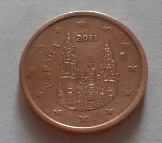 2 евроцента, Испания 2011, 2015 г., AU