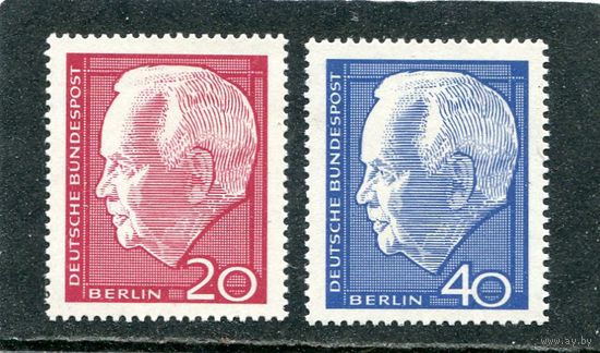 Западный Берлин. Генрих Любке, президент. Вып.1964