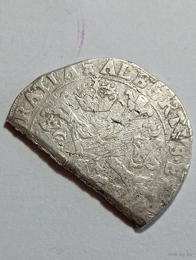 Рубленый Талер Недерланды 1600 года. Альберт и  Елизавета .