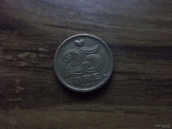 Дания 25 эре 1990