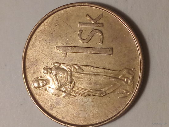 1 крона  Словакия 2002