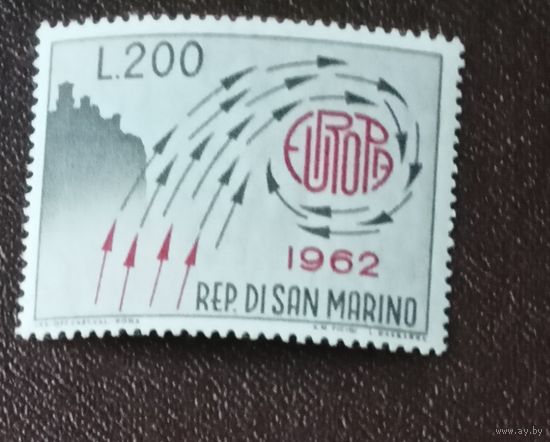 Сан-Марино** 1962 Европа космос