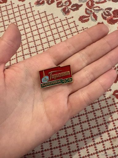 ПТО Горизонт Минск ЗНАЧОК С РУБЛЯ