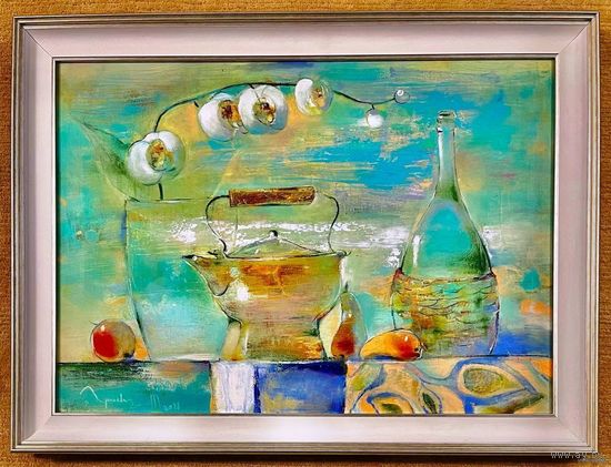 Гриневич Т.В "Натюрморт", 2021г. Холст,масло. Размер 50х70 см.