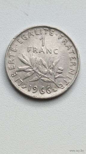 Франция. 1 франк 1966 года.