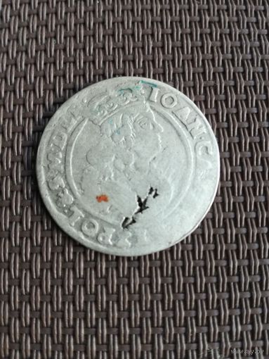 6 грошей 1666 года AT