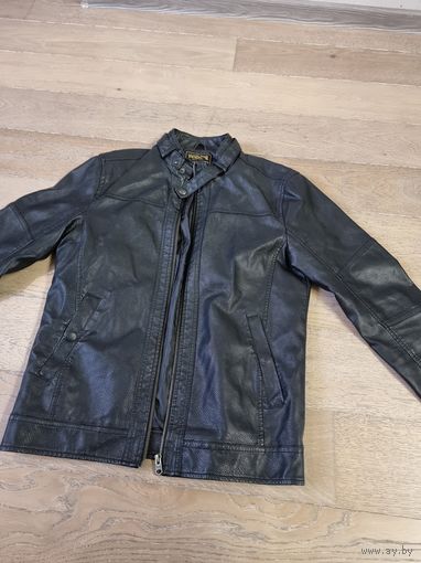 Крутая кожаная куртка Jack & Jones