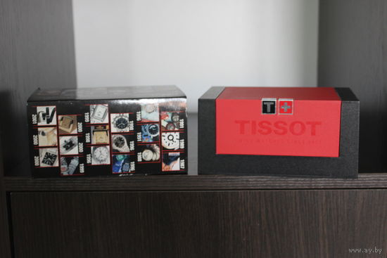 Упаковка от оригинальных часов "Tissot", в комплект входи две книжечки.