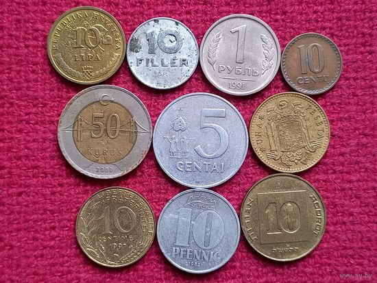 Лот монет Мира