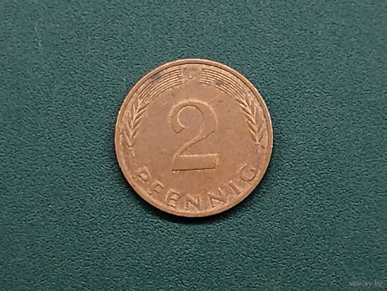 2 пфеннига ФРГ.