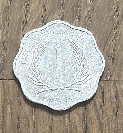 Восточно-Карибское Государство 1 Цент 1981г.
