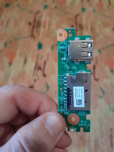 Плата картридера и USB-A