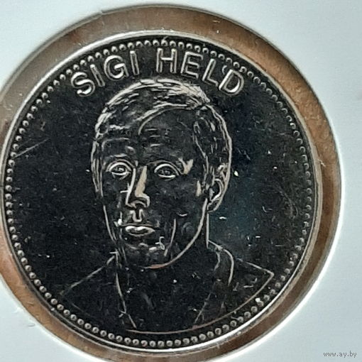 Футбольный жетон. Mexico 70. Sigi Held.