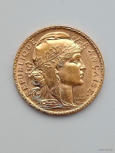 20 франков Марианна 1911г.