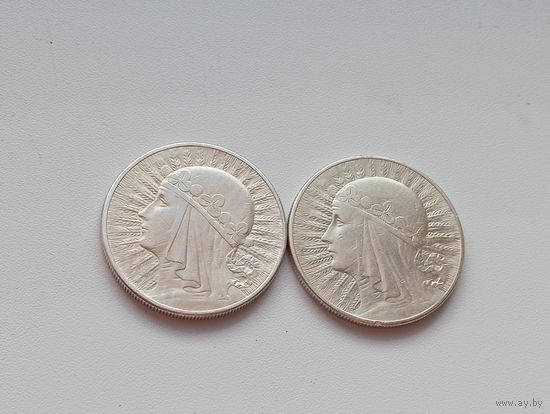 10 злотых Ядвига 1932,1933г.