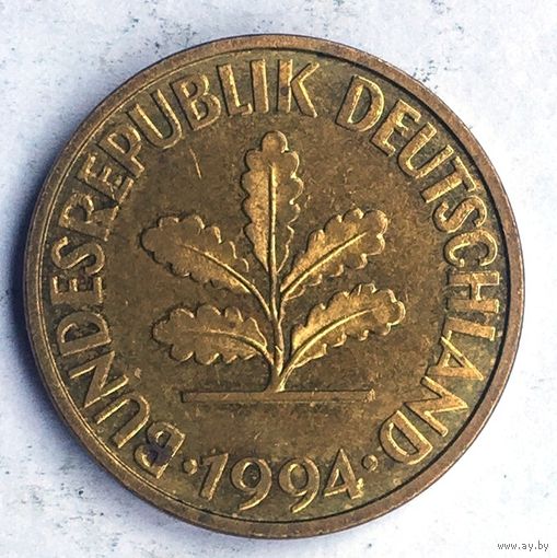 Германия (ФРГ), 10 пфеннигов 1994 (F)