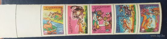 СИРИЯ 1976 Цветы , СЦЕПКА