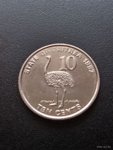 Эритрея 10 центов 1997 г.