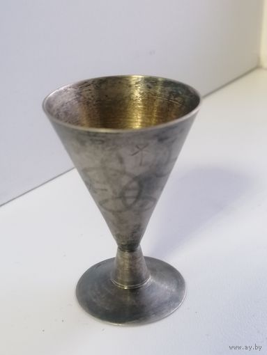 Рюмка, серебро 916пр Таллинский ювелирный завод, торги с Рубля