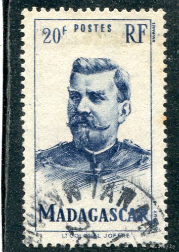 Мадагаскар. Французская колония. Маршал Жозеф Жофрр. 20фр