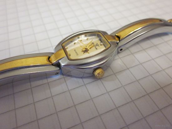SPECTRUM SWISS EB 92034L (женские,кварц,покрытие золото 23 K,оригинал).