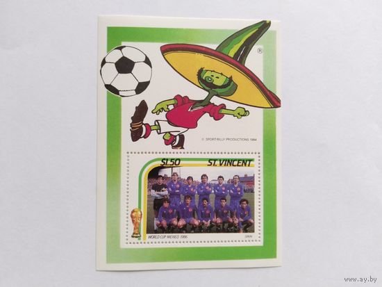 С-Винсент 1986 бл. футбол