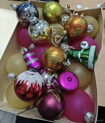 Игрушки елочные. СССР