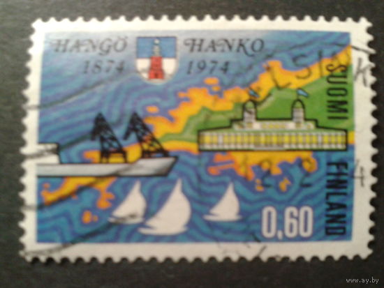 Финляндия 1974 герб г. Ханко