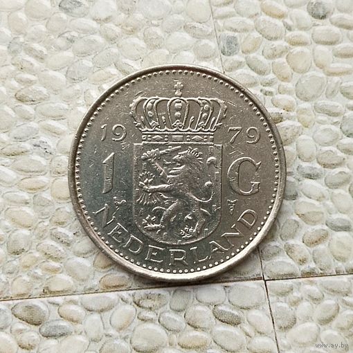 1 гульден 1979 года Нидерланды. Королева Юлиана.