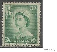 Новая Зеландия. Королева Елизавета II. 1954г. Mi#335.