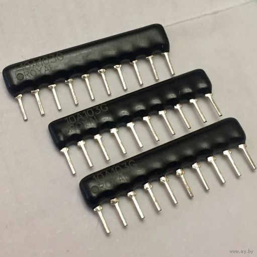 10 кОм ((цена за 20 шт)) 103 Резисторная сборка 10ком 10к 2% 10A103G килоом