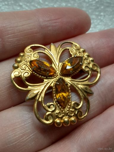 Винтажная брошь времен СССР.