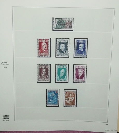 ФРАНЦИЯ.Хронология.РАСПРОДАЖА АЛЬБОМА ПОСТРАНИЧНО !Могут встречаться аккуратные наклейки! СОСТОЯНИЕ НА ФОТО !