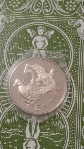 Виргинские острова 5 центов 1974