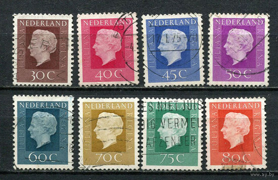 Нидерланды - 1972 - Королева Юлиана - [Mi. 975-982] - полная серия - 8 марок. Гашеные.  (Лот 17JC)-TG3P59