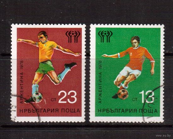 Болгария-1978,(Мих.2654-2655) гаш., Спорт,футбол