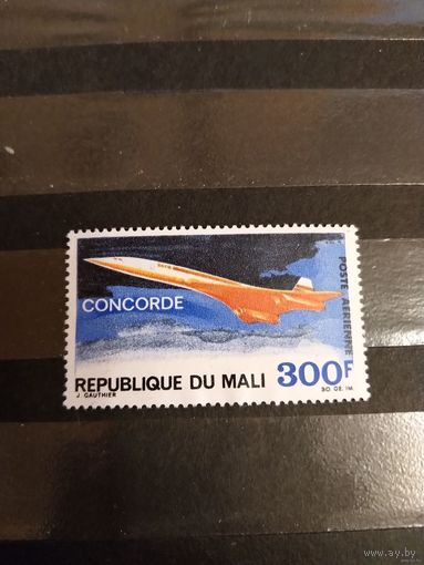 1969 Мали авиация самолёт Конкорд концовка серии чистая без клея без дыр (2-2)