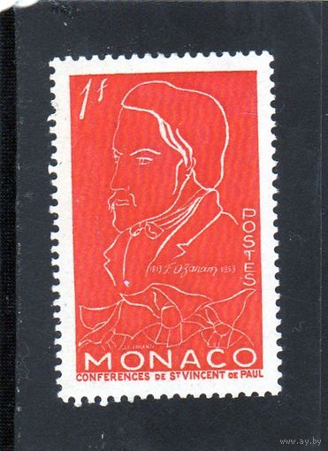 Монако. Ми-473.Фредерик Озанам (1813 ~ 1853) Серия: Канонизация Фредерика Ozanam.1954