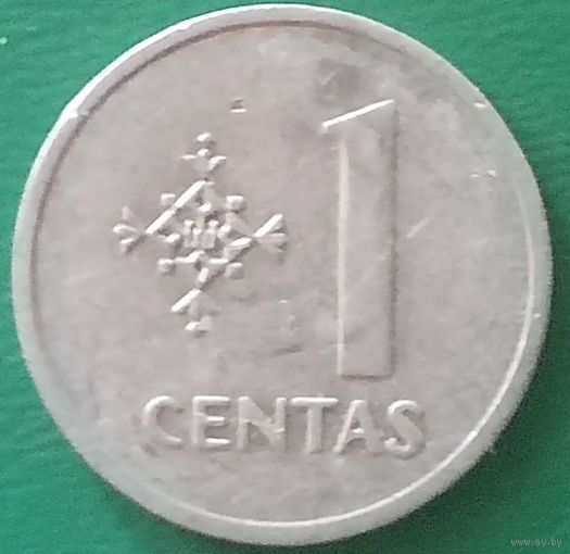 Литва 1 цент 1991 02