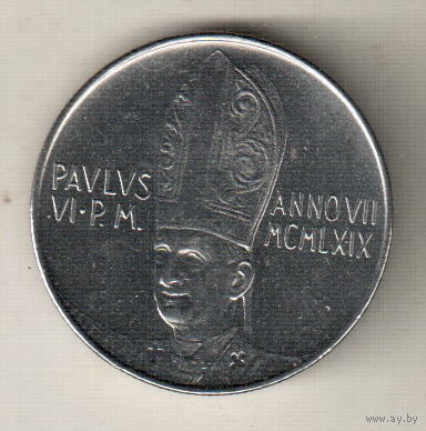 Ватикан 100 лира 1969