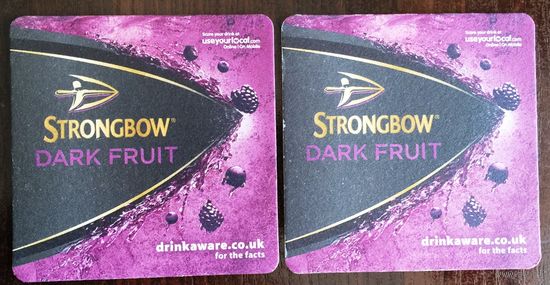 Подставка под пиво Strongbow No 3 /Великобритания/