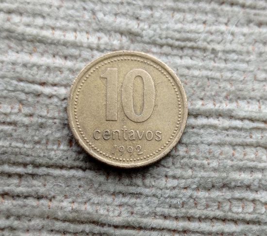 Werty71 Аргентина 10 сентаво 1992