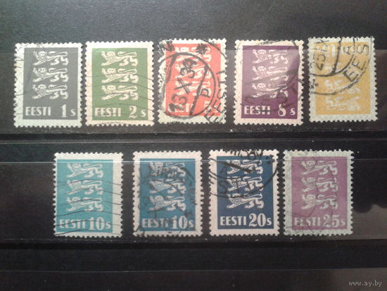 Эстония 1928-9 стандарт, герб