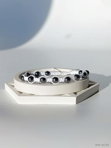 Браслет с гематитом