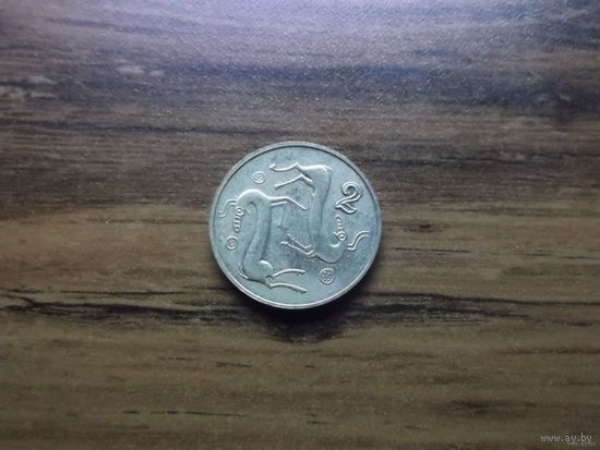 Кипр 2 цента 2004