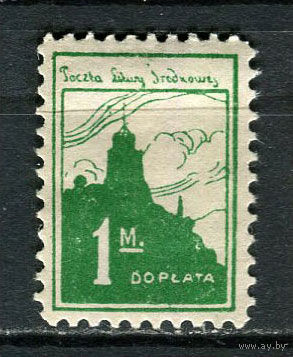 Центральная Литва - 1921 - Замок в Вильнюсе 1M - [Mi.2p A] - 1 марка. MH.  (LOT GM36)-T3P43